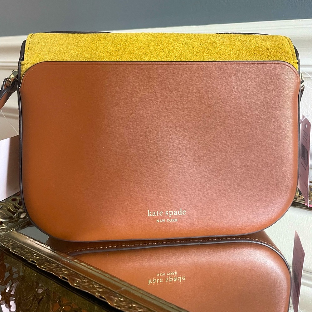 Kate Spade Nadine Patchwork Medium Flap Bag- New with Tags - Picture 5 of 9